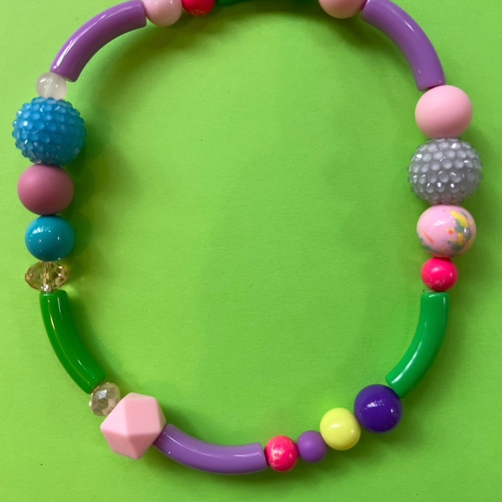 Colorful Beaded Kids Bracelet